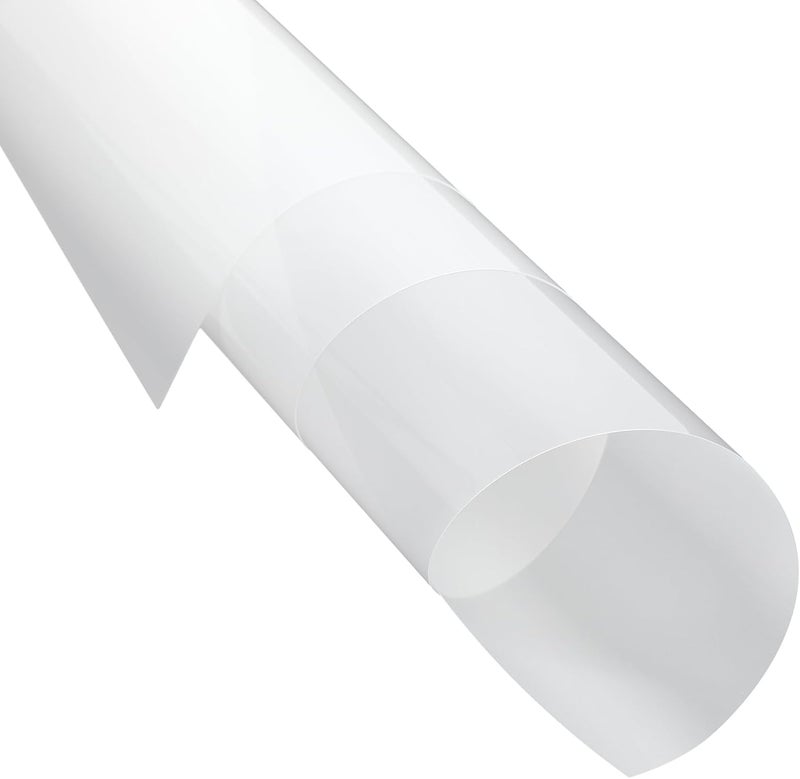 Pushglossy 10 Pack Light Diffuser Sheet 9.875"x22.875"x0.01" White LED Dimming Diffusion Film DIY Cutable Soften Fluorescent Lighting Gel Filter Panel for Flash Strobe Photography Ceiling Light Cover - Image 1